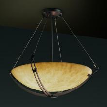 Justice Design Group CLD-9729-35-DBRZ-LED-9000 - 60&#34; Pendant Bowl w/ Crossbar