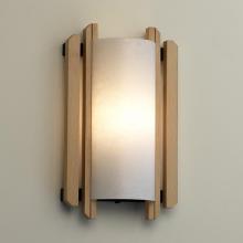 Justice Design Group DOM-8309 - Trommel Beech Wood Wall Sconce (ADA)