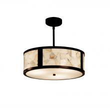 Justice Design Group ALR-9541-DBRZ - Tribeca 18&#34; Drum Pendant