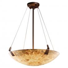 Justice Design Group ALR-9642-35-DBRZ - 24&#34; Pendant Bowl w/ Tapered Clips