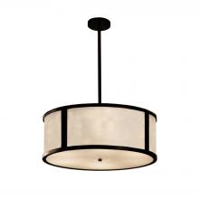 Justice Design Group CLD-9542-DBRZ - Tribeca 24&#34; Drum Pendant