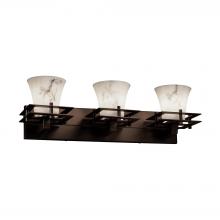 Justice Design Group FAL-8173-20-DBRZ-LED3-2100 - Metropolis 3-Light LED Bath Bar