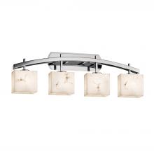 Justice Design Group FAL-8594-55-CROM - Archway 4-Light Bath Bar