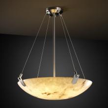 Justice Design Group FAL-9621-25-NCKL-LED-3000 - 18&#34; Pendant Bowl w/ U-Clips