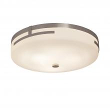 Justice Design Group FSN-8995-OPAL-CROM - Atlas 16" LED Round Flush-Mount