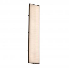 Justice Design Group PNA-7568W-WAVE-DBRZ - Avalon 60&#34; ADA Outdoor/Indoor LED Wall Sconce