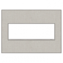 Legrand AWM3GTL4 - Adorne® True Linen Three-Gang Screwless Wall Plate