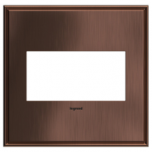 Legrand AWC2GMAC4 - Adorne® Matte Antique Copper Two-Gang Screwless Wall Plate