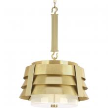  P500198-160 - POINT DUMEÂ® byJeffrey Alan Marks for Progress Lighting Sandbar Collection Brushed Brass Pendant