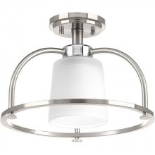 Progress P350032-009 - West Village Collection 13-1/2" One-Light Semi-Flush Convertible