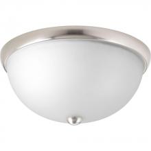 Progress P350044-009 - Two-Light 14&#34; Glass Dome Flush Mount