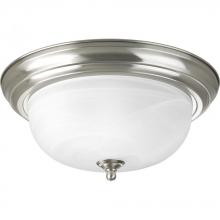 Progress P3925-09 - Two-Light Dome Glass 13-1/4&#34; Close-to-Ceiling