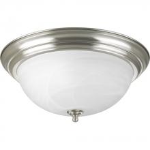 Progress P3926-09 - Three-Light Dome Glass 15-1/4&#34; Close-to-Ceiling