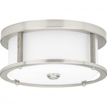 Progress P350144-009 - Mast Collection Two-Light 13&#34; Flush Mount