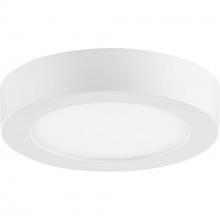 Progress P810024-030-30 - Everlume Collection White 5&#34; Edgelit Round Flush Mount