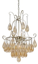 CAL Lighting FX-3591-5 - 60W X 5 Marion Glass Chandelier