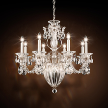 Schonbek 1870 1238N-26R - Bagatelle 11 Light 120V Chandelier in French Gold with Clear Radiance Crystal