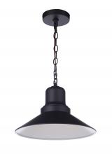 Craftmade ZA5411-MN - Singleton 1 Light 14&#34; Outdoor Pendant in Midnight