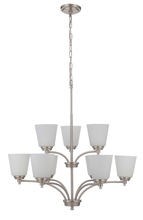 Craftmade 50229-BNK-WG - 9 Light Chandelier