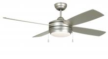 Craftmade LAV44BN4LK-LED - 44&#34; Laval in Brushed Nickel w/ Brushed Nickel/Maple Blades