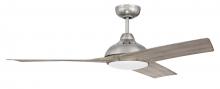 Craftmade BEK54BNK3 - 54&#34; Beckham in Brushed Polished Nickel w/ Driftwood Blades