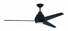 Craftmade ACA56FB3 - 56&#34; Acadian Indoor/Outdoor (Wet) in Flat Black w/ Flat Black Blades