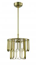 Craftmade 54993-SB - Melody 1 Light Pendant in Satin Brass