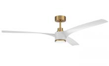 Craftmade PHB60SB3 - 60" Phoebe in Satin Brass w/ White Blades