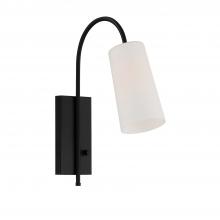  ALX-4501-MK - Alexa 1 Light Matte Black Task Sconce