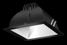 RAB Lighting NDLED4SD-WYYHC-M-B - Recessed Downlights, 12 lumens, NDLED4SD, 4 inch square, Universal dimming, wall washer beam sprea