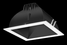 RAB Lighting NDLED4SD-WYYHC-B-W - Recessed Downlights, 12 lumens, NDLED4SD, 4 inch square, Universal dimming, wall washer beam sprea