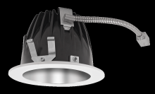 RAB Lighting NDLED6RD-WNHC-S-W - Recessed Downlights, 20 lumens, NDLED6RD, 6 inch round, universal dimming, wall washer beam spread