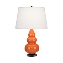  262X - Pumpkin Small Triple Gourd Accent Lamp