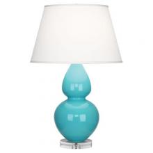 Robert Abbey A741X - Egg Blue Double Gourd Table Lamp