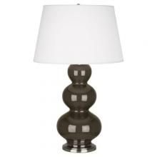 Robert Abbey TE42X - Brown Tea Triple Gourd Table Lamp