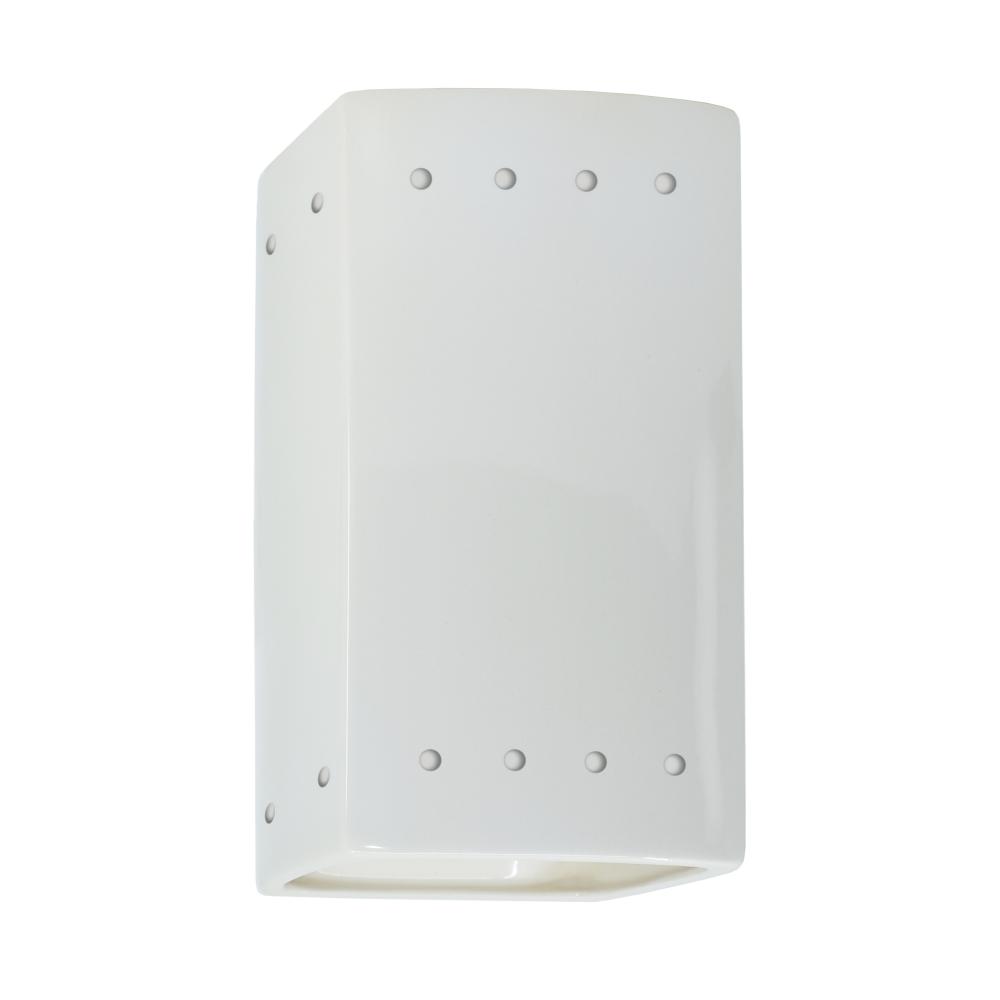 Small ADA LED Rectangle w/ Perfs - Closed Top (Outdoor)