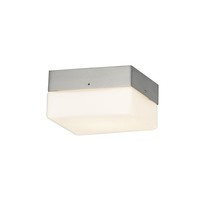 Justice Design Group FSN-4140-OPAL-NCKL - Pixel 5&#34; Square LED Flush-Mount