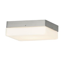 Justice Design Group FSN-4142-OPAL-NCKL - Pixel 9&#34; Square LED Flush-Mount