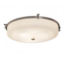 Justice Design Group FSN-8988-OPAL-CROM - Era 21&#34; LED Round Flush-Mount