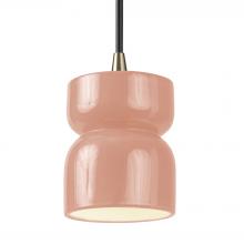 Justice Design Group CER-6500-BSH-ABRS-BKCD - Short Hourglass Pendant