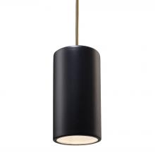 Justice Design Group CER-9625-CRB-ABRS-RIGID - Large Cylinder Pendant