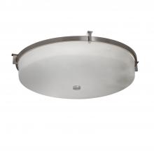 Justice Design Group CLD-8988-NCKL - Era 21&#34; LED Round Flush-Mount