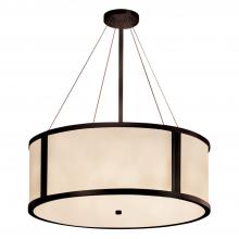 Justice Design Group CLD-9544-DBRZ - Tribeca 36&#34; Drum Pendant