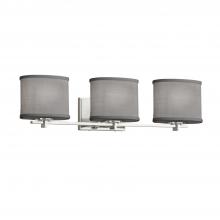 Justice Design Group FAB-8443-30-GRAY-CROM - Era 3-Light Bath Bar