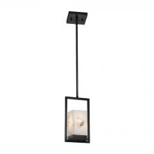 Justice Design Group FAL-7515W-MBLK - Laguna 1-Light LED Outdoor Mini-Pendant