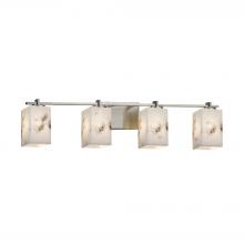 Justice Design Group FAL-8444-15-NCKL - Era 4-Light Bath Bar