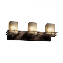 Justice Design Group FSN-8173-15-MROR-DBRZ - Metropolis 3-Light Bath Bar