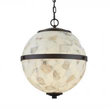 Justice Design Group ALR-8040-DBRZ - Imperial 17&#34; Hanging Globe