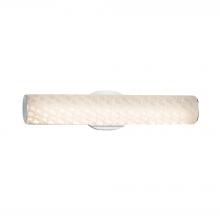 Justice Design Group FSN-8651-WEVE-CROM - Eliptical 20&#34; ADA Linear LED Wall/Bath