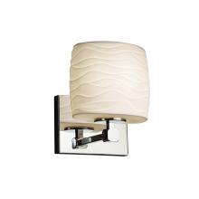 Justice Design Group POR-8427-30-WAVE-CROM - Tetra ADA 1-Light Wall Sconce